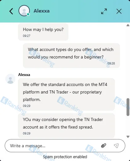 Customer support screenshot (1)