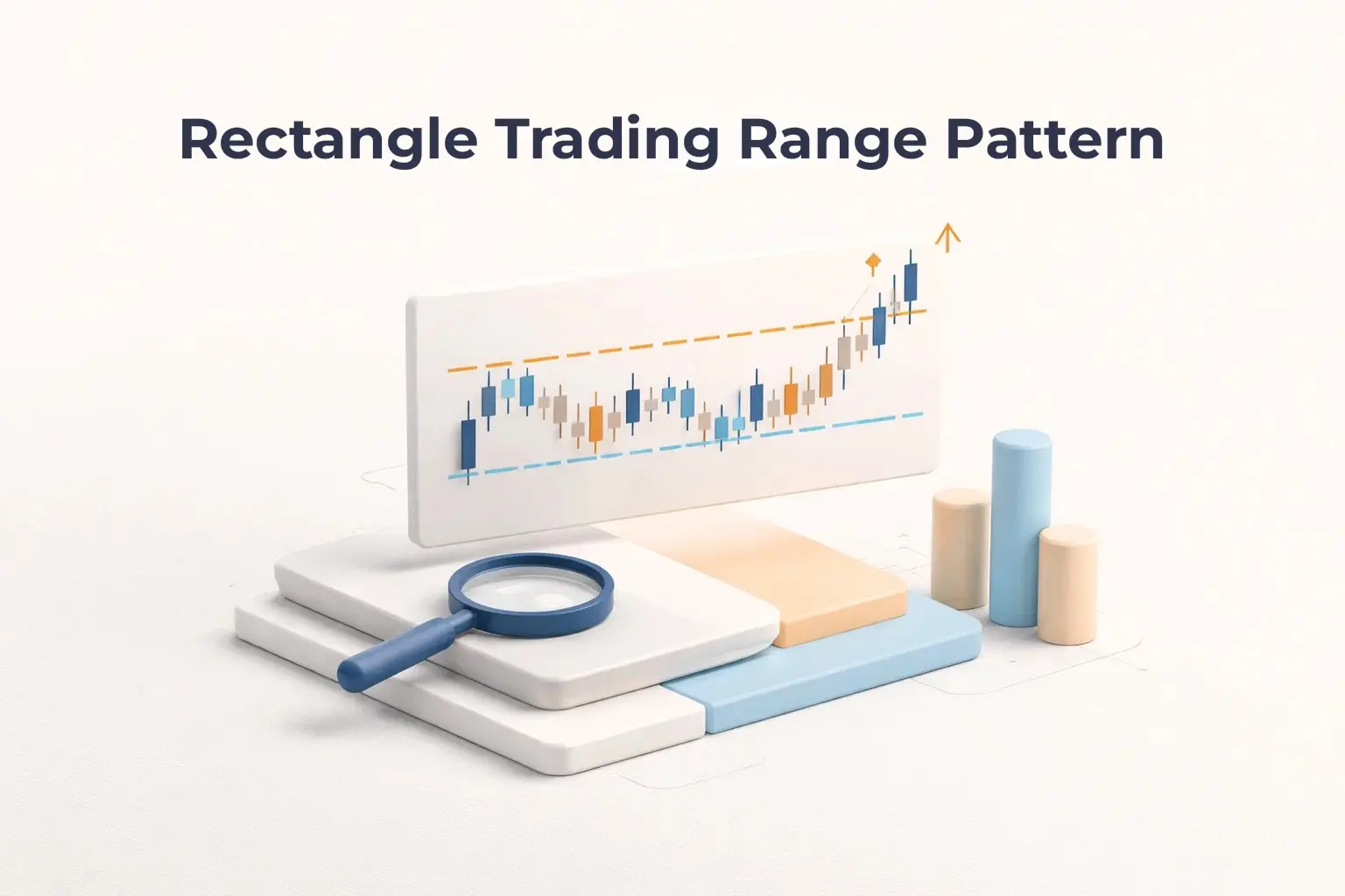 Rectangle trading range pattern