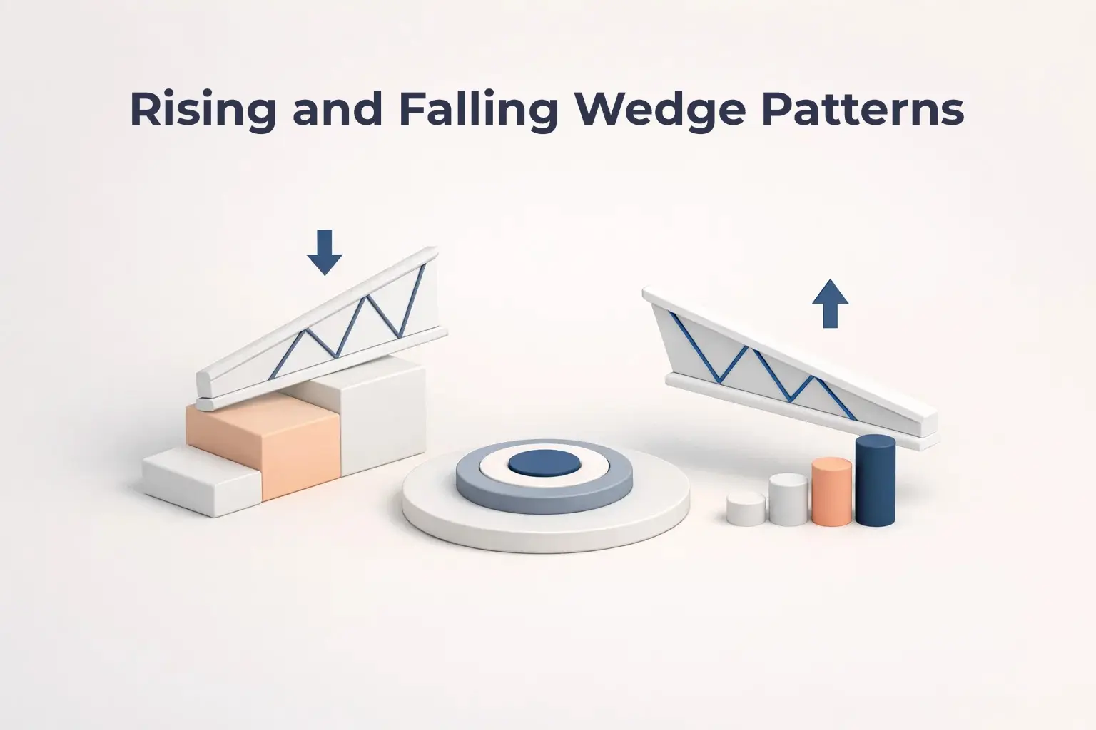 Rising falling wedge patterns